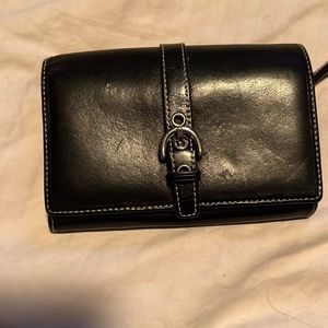 Black coach wallet